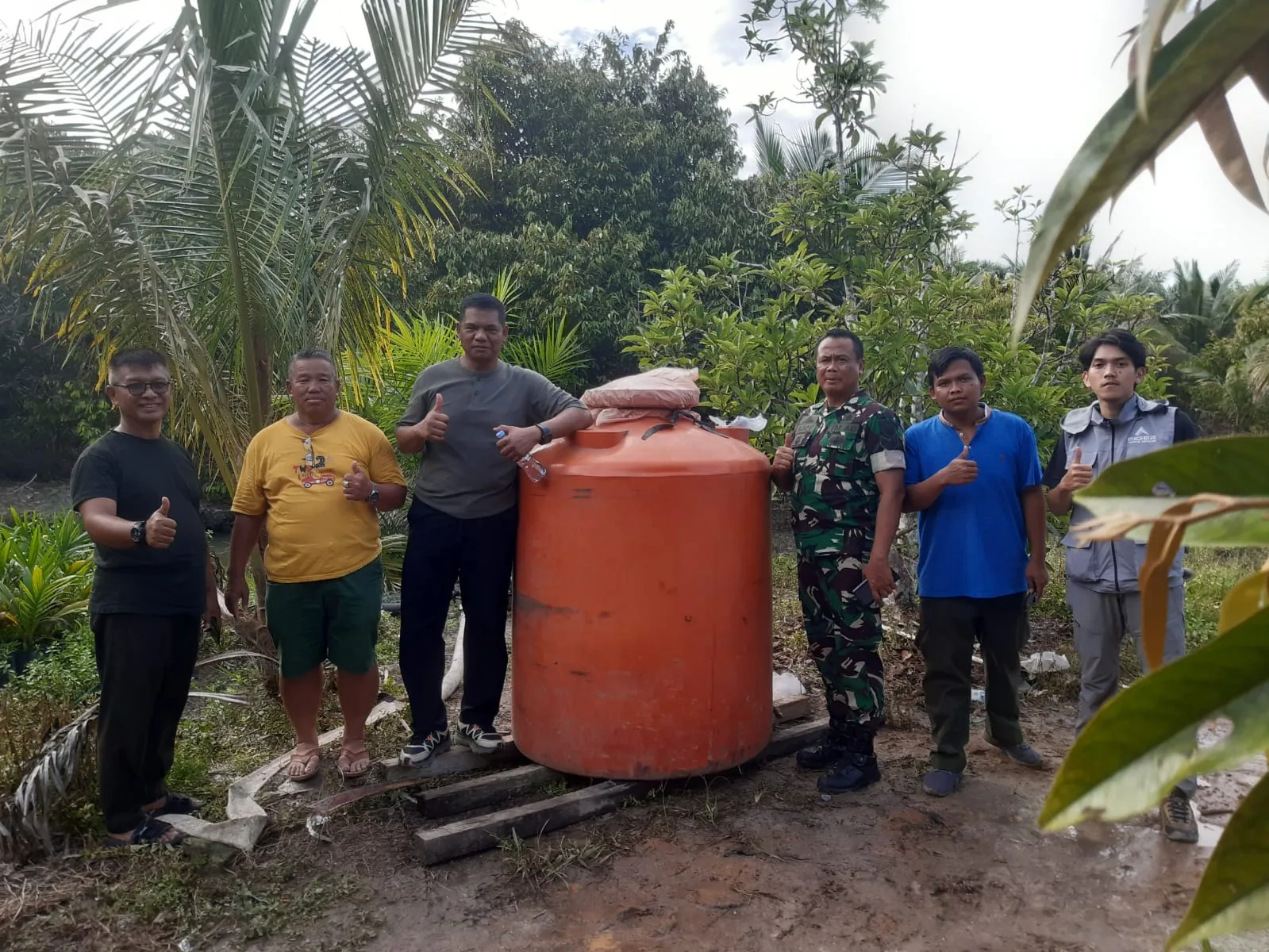 Outdoor biological application in Bangka